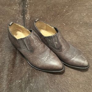 Frye leather booties